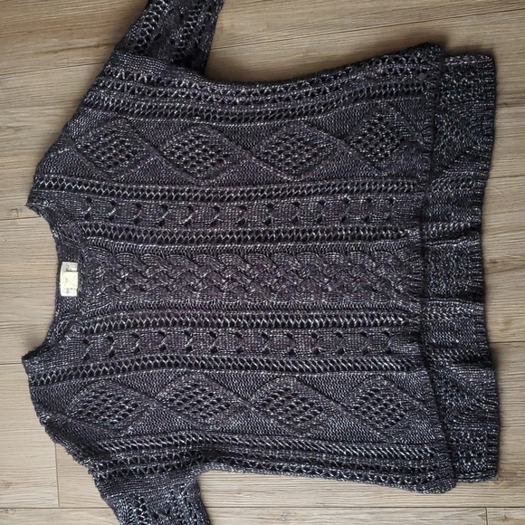 Denim & Supply Ralph Lauren Gray Cable Knit Sweater - Picture 1 of 8